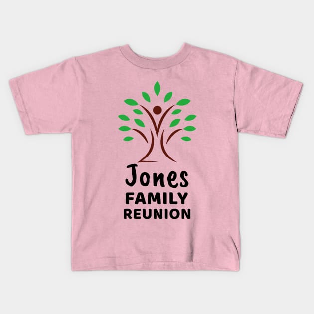 Jones Reunion Kids T-Shirt by Preston James Designs